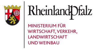 Logo: Ministerium für Wirtschaft, Verkehr, Landwirtschaft und Weinbau Rheinland-Pfalz